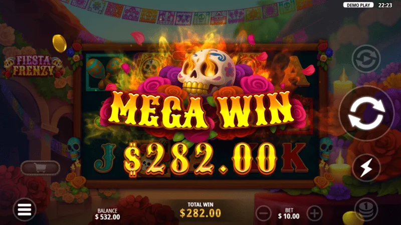 Fiesta Frenzy - Gran ganancia en modo Free Spins